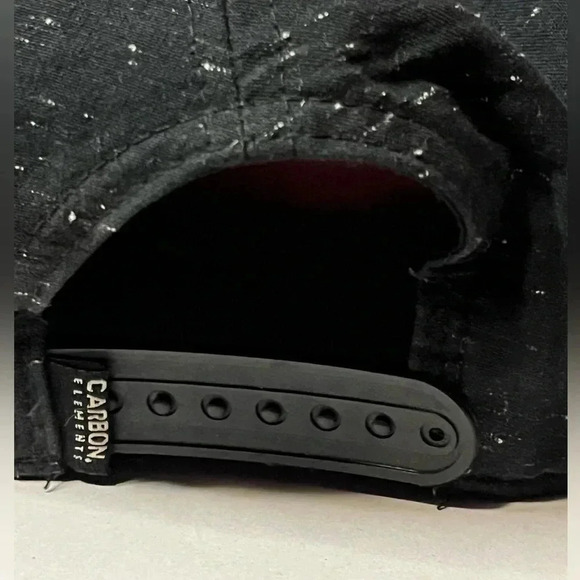 Carbon Element Snapback Men's/Women's Hat Black with Tan - Picture 8 of 12